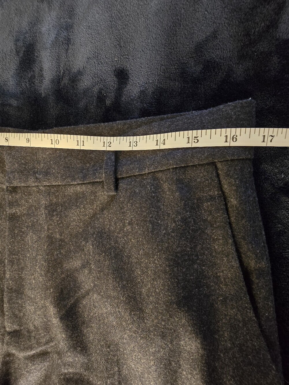 COS Womens Charcoal Tailored Dress Pants Classic Workwear Wool And Cashmere - Picture 12 of 14